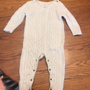 Cozy Cable Knit Unisex Sweater Suit
